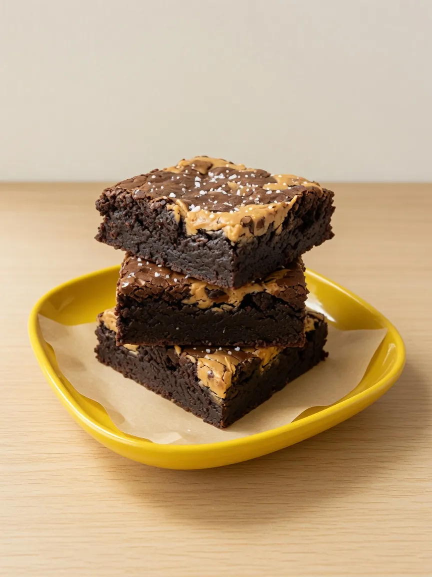Chocolate peanut butter broenie