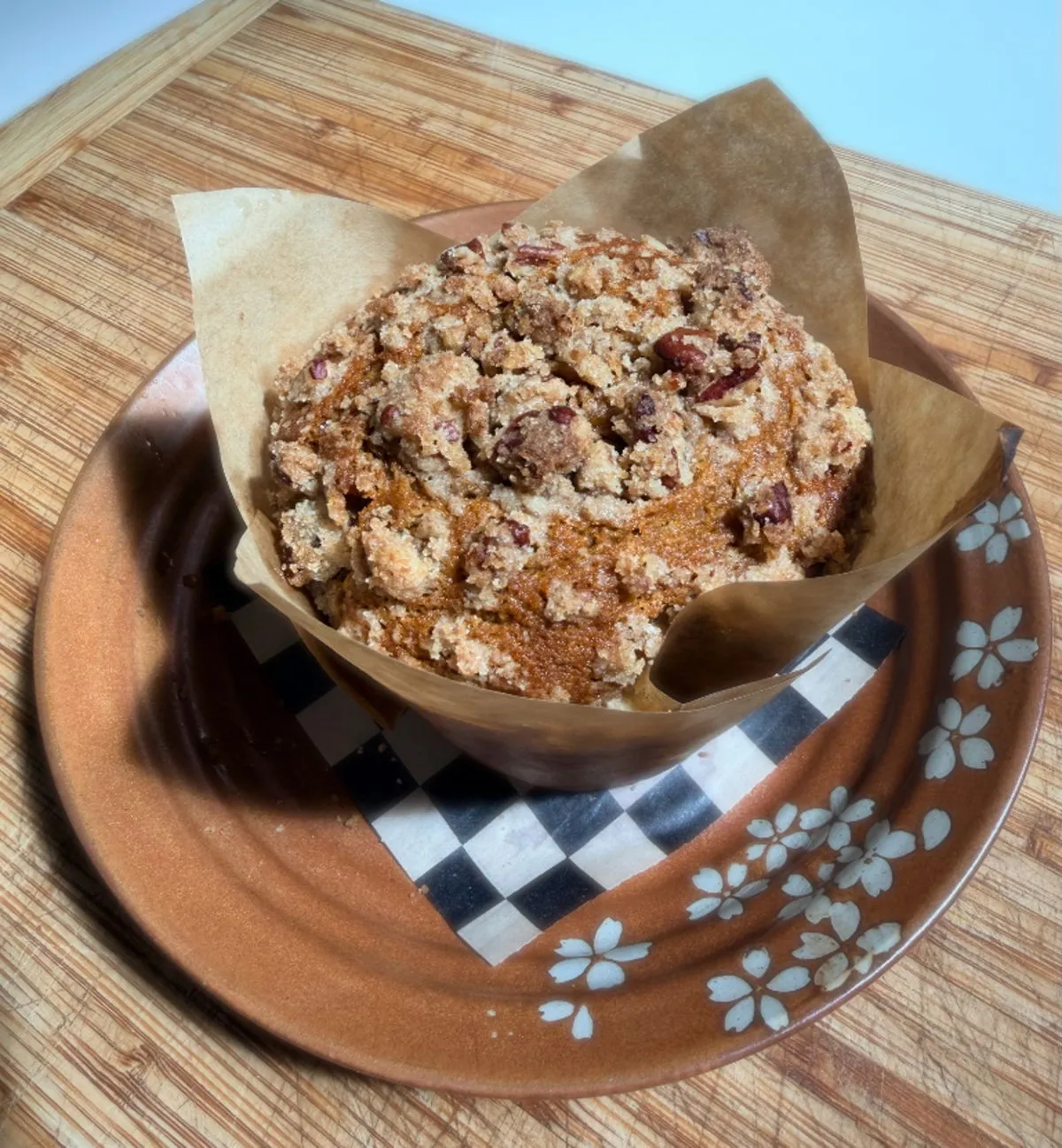 Sourdough Pumpkin Streusel Muffins